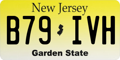 NJ license plate B79IVH