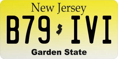 NJ license plate B79IVI