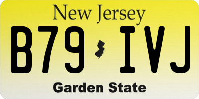 NJ license plate B79IVJ