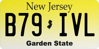 NJ license plate B79IVL