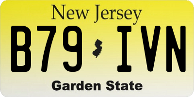 NJ license plate B79IVN