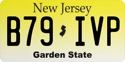 NJ license plate B79IVP