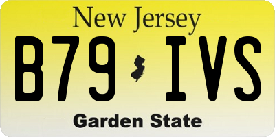 NJ license plate B79IVS