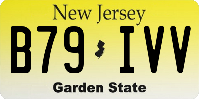 NJ license plate B79IVV