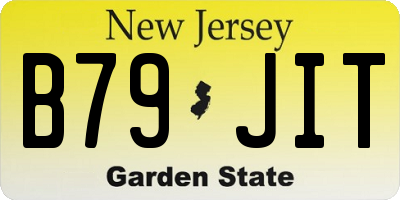 NJ license plate B79JIT