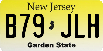NJ license plate B79JLH
