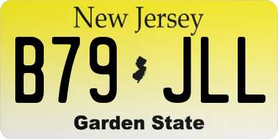 NJ license plate B79JLL
