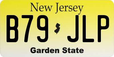 NJ license plate B79JLP