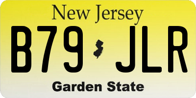 NJ license plate B79JLR