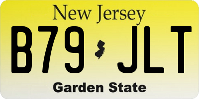 NJ license plate B79JLT