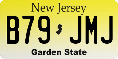 NJ license plate B79JMJ