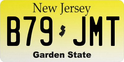 NJ license plate B79JMT
