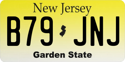 NJ license plate B79JNJ