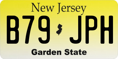 NJ license plate B79JPH