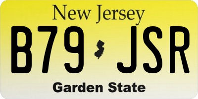 NJ license plate B79JSR
