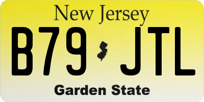 NJ license plate B79JTL