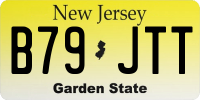NJ license plate B79JTT