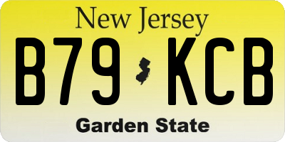 NJ license plate B79KCB