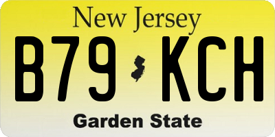NJ license plate B79KCH