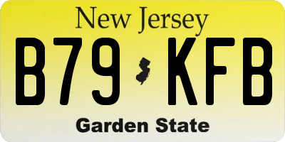 NJ license plate B79KFB
