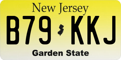 NJ license plate B79KKJ