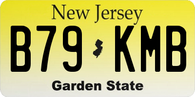 NJ license plate B79KMB