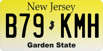 NJ license plate B79KMH