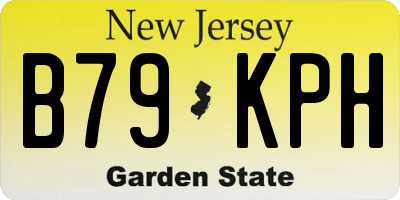NJ license plate B79KPH