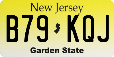 NJ license plate B79KQJ