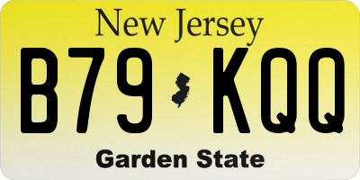 NJ license plate B79KQQ