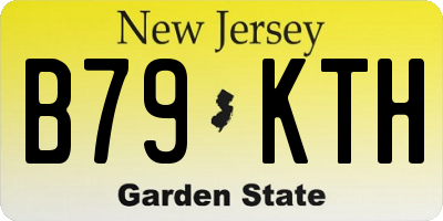 NJ license plate B79KTH