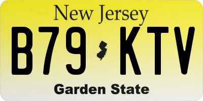 NJ license plate B79KTV
