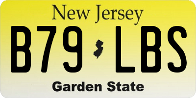 NJ license plate B79LBS