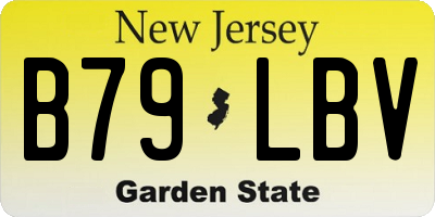 NJ license plate B79LBV