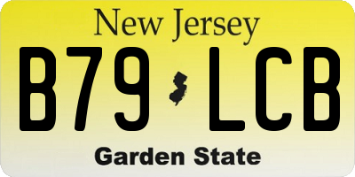 NJ license plate B79LCB