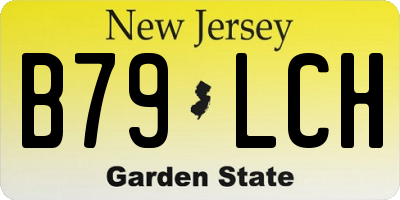 NJ license plate B79LCH