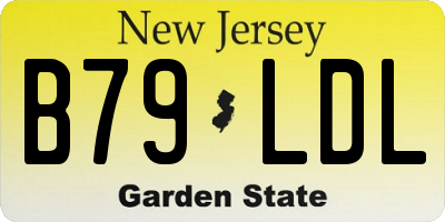 NJ license plate B79LDL