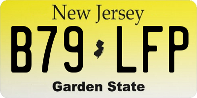 NJ license plate B79LFP