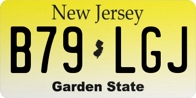 NJ license plate B79LGJ