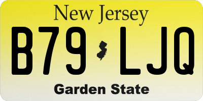 NJ license plate B79LJQ