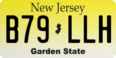 NJ license plate B79LLH