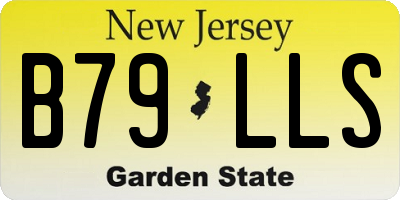 NJ license plate B79LLS