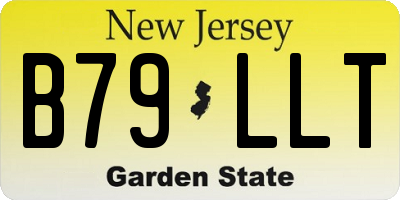 NJ license plate B79LLT