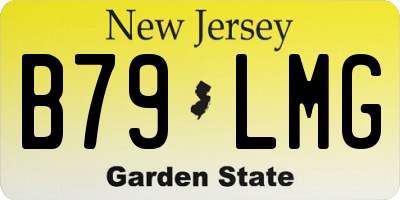 NJ license plate B79LMG