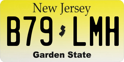 NJ license plate B79LMH