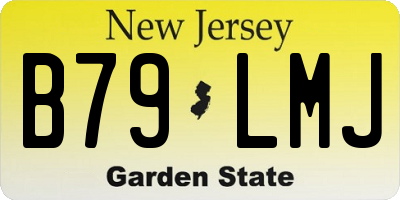 NJ license plate B79LMJ