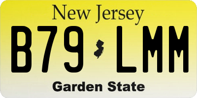 NJ license plate B79LMM