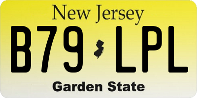 NJ license plate B79LPL