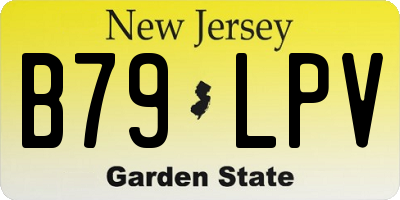 NJ license plate B79LPV
