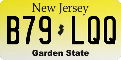 NJ license plate B79LQQ